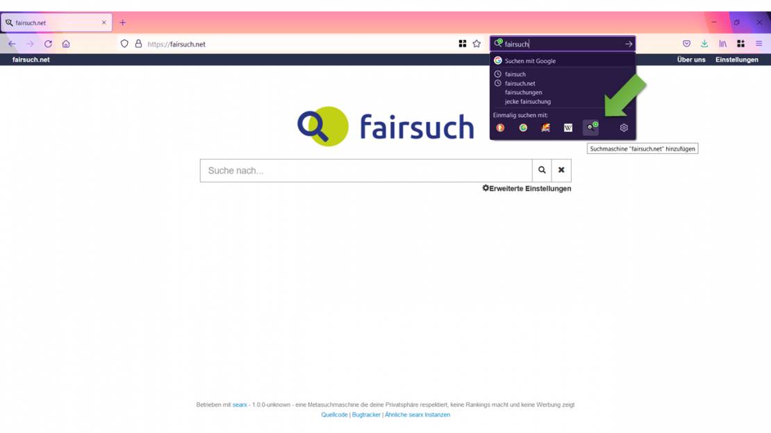 fairsuch.net aufrufen