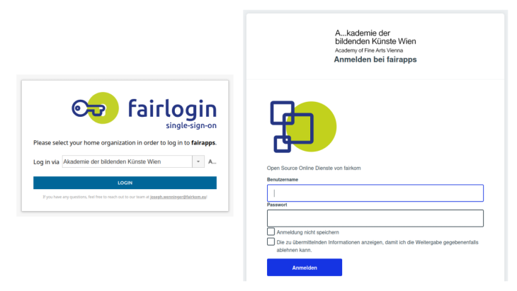 Beispiel Akademie der bildenden Künste Wien