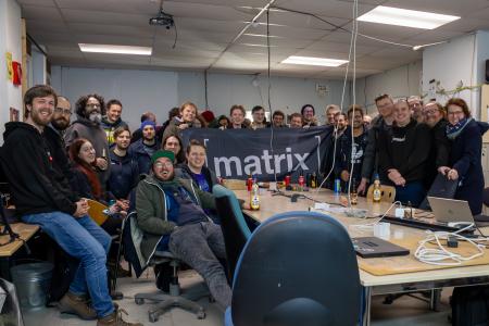 Groupphoto of Matrix Meetup
