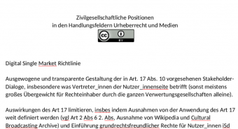 Screenshot Positionen